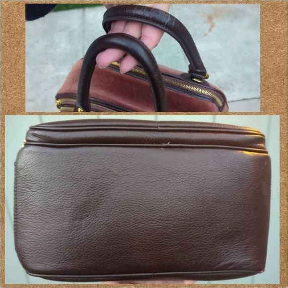 Juicy Couture Y2K Scottie Dogs Pet Carrier Bowler Velour Satchel - Picture 7 of 12